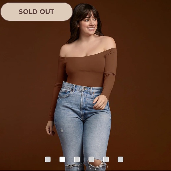 Nuuds off the shoulder bodysuit - Picture 3 of 4